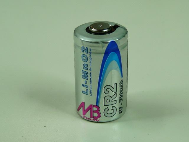 Pile lithium CR2 3V 700mAh - Marque Microbatt - Quantité 1_0