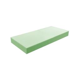 Plaque de mousse 35 kg/m³  Epaisseur 7 cm 60x120 cm DIY Senso Pur MATELAS-POUR-TOUS.COM - vert Mousse à mémoire de forme 3DE.PE.35F.7.0612_0