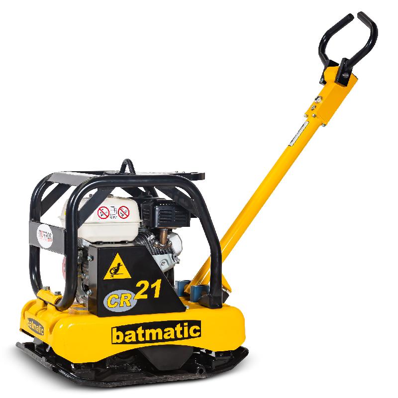 Plaque vibrante Batmatic CR2140 - 21 kN - moteur essence Honda GX160 - avec jeu de roues_0