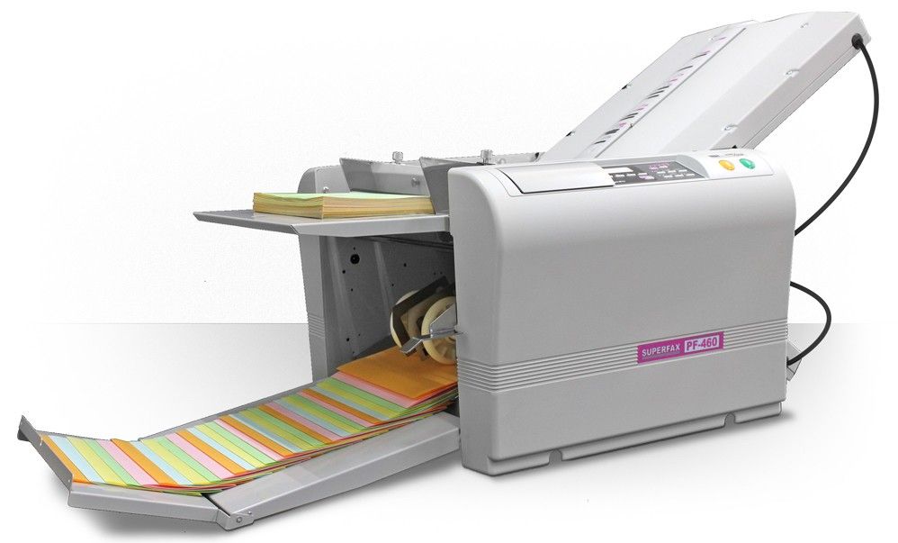 Plieuse de documents automatique Superfax PF-460 - programmable jusqu'à DIN A3, performante et silencieuse_0