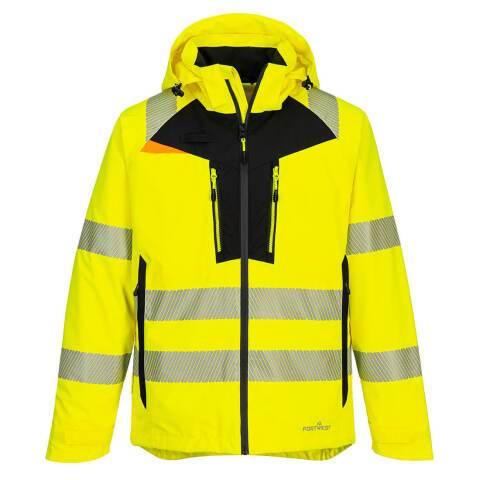 PORTWEST DX462 DX4 VESTE DE PLUIE HAUTE VISIBILITÉ JAUNE - TAILLE S