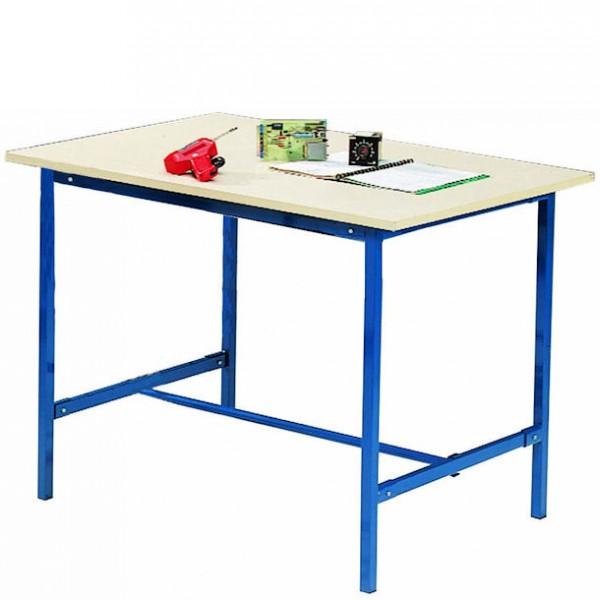 Poste de travail d'atelier économique - Plateau gris - Marque Rolléco_0