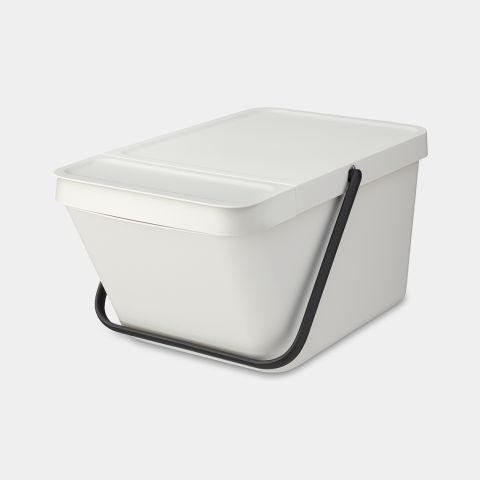 Poubelle empilable Sort & Go -20L - Light Grey pour tri sélectif et recyclage multiple_0