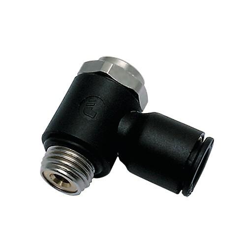 RÉGLEUR DE DÉBIT À L'ÉCHAPPEMENT À VIS NOYÉE MÂLE FILETAGE BSPP CYLINDRIQUE 7010 08 13 PARKER