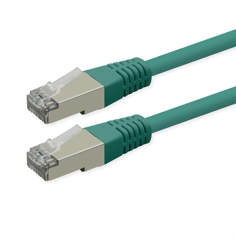 ROLINE Cordon Cat.6 (Classe E), PoE, S/FTP (PiMF) , vert, 20 m_0