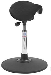 Siège assis-debout réglable – Mini Easy Seat Sway en tissu 3D noir - Marque Rolléco_0