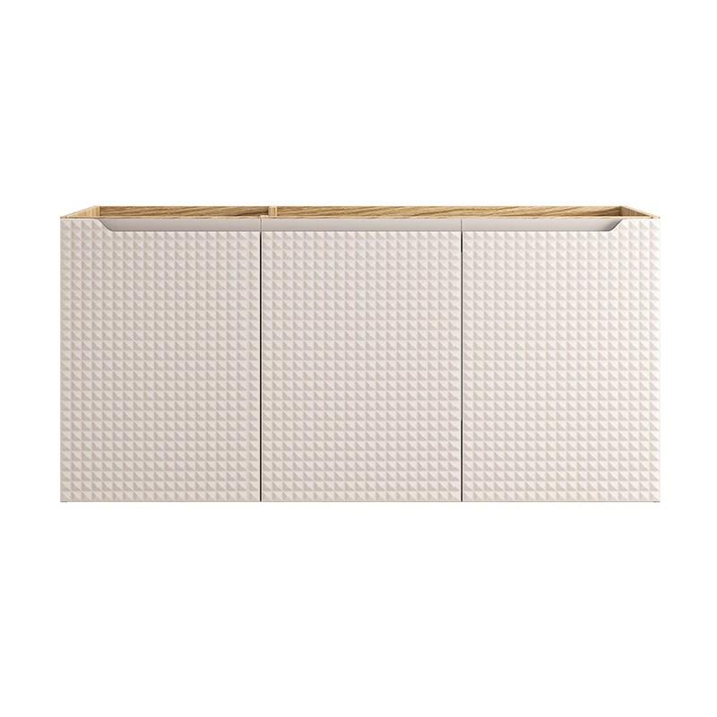 STELLAMEUBLES Meuble sous vasque 60, 120cm LUXOR BEIGE salle de bain 2 portes - 120 - 3667335114559_0