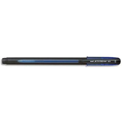 STYLO BILLE ENCRE GEL JETSTREAM 101 UNIBALL - POINTE MOYENNE - BLEU - IDEAL POUR LES GAUCHERS