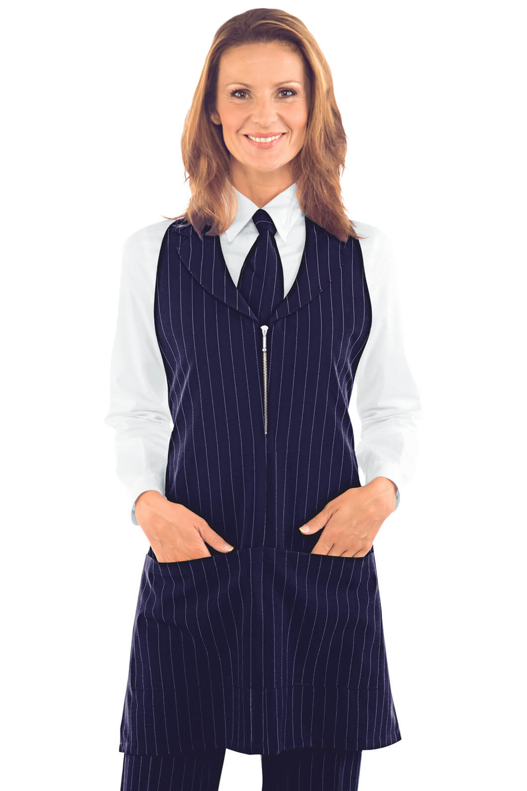 TABLIER DE SERVICE POUR FEMME MADEIRA AVEC ZIP BALTIMORE