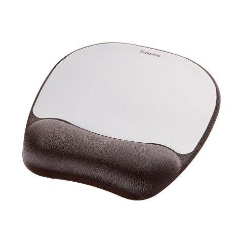 TAPIS DE SOURIS AVEC REPOSE-POIGNETS FELLOWES ERGO MOUSS - GRIS / NOIR
