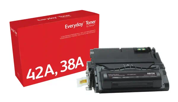 Toner Everyday¢ _OEM_NAME_ Noir de Xerox compatible avec HP 38A (Q5942A/ Q1338A), Capacité standard_0