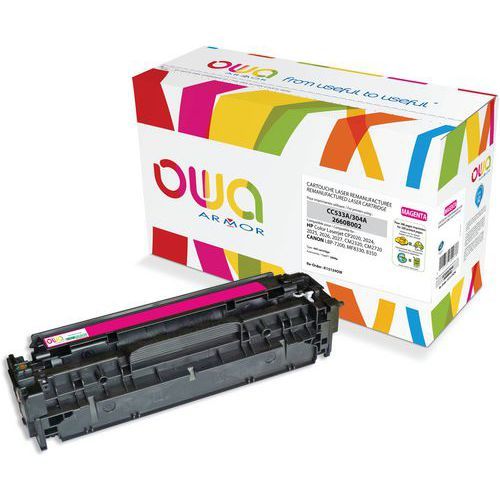 TONER RECONDITIONNÉ MAGENTA HP CC533A - 2800 P