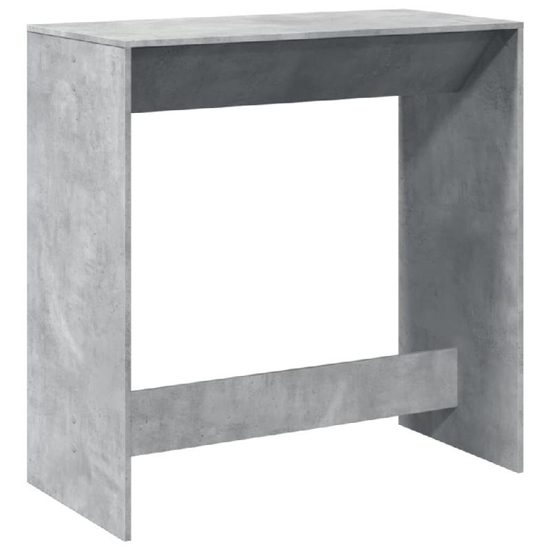 VidaXL Table de bar gris béton 102x50x103,5 cm bois d'ingénierie Modèle Boréal Outdoor Élite - 854430_0