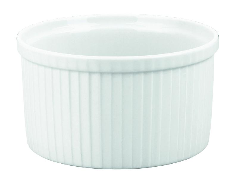 MOULE À SOUFFLÉ ROND BLANC PORCELAINE Ø 16,5 CM PILLIVUYT