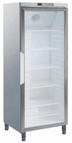 Armoire froide negative - 400l inox (vitrée) - 730190_0