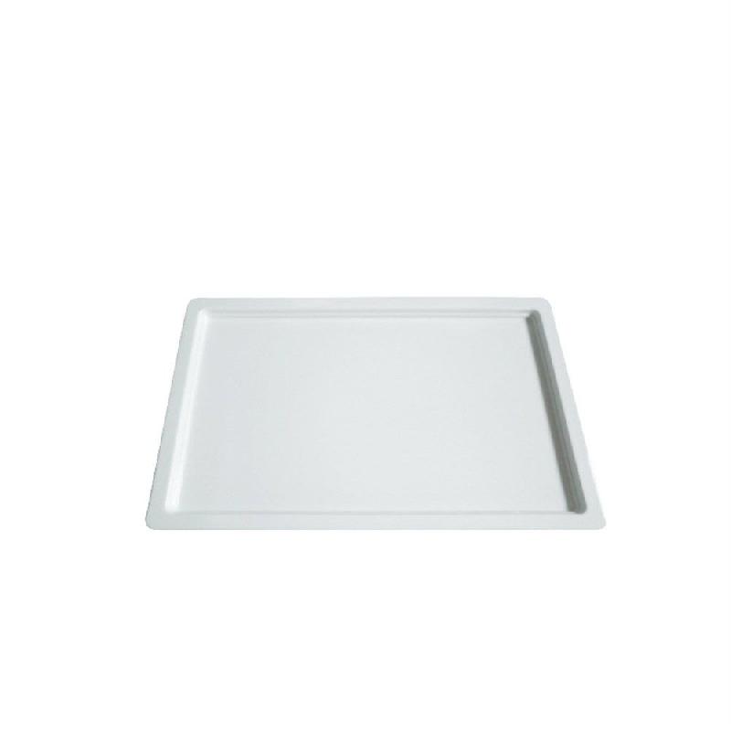 Bac gastronorme 1/1 hauteur 2cm mélamine blanc - par 6_0