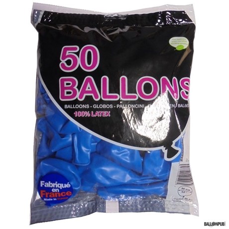 BALLON BLEU 30 CM (VENDU PAR 50)