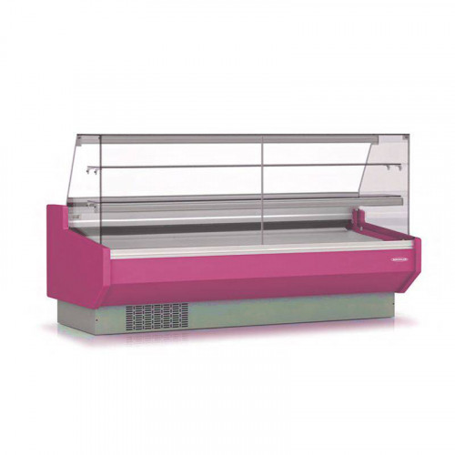 BANQUE ALIMENTAIRE PÂTISSIÈRE RÉFRIGÉRÉE DROITE ROSE CORECO - 2525 MM