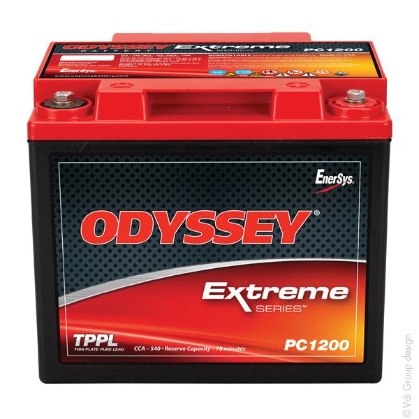 BATTERIE DÉMARRAGE HAUTE PERFORMANCE ODYSSEY EXTREME PC1200T 12V 45AH AUTO_0