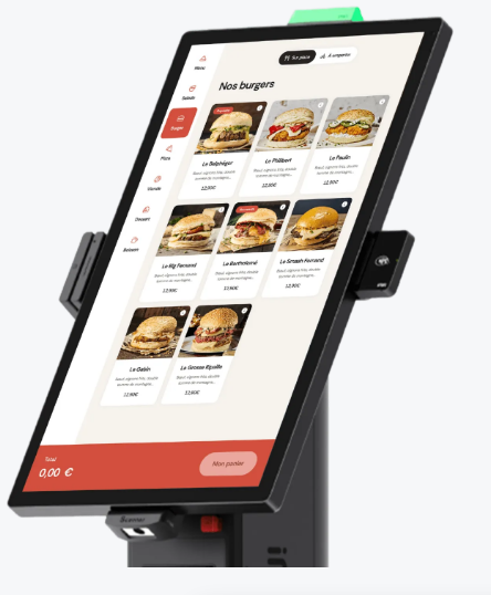 Borne de commande interactive, performante et intuitive pour restauration - SHOPCAISSE_0