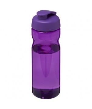 BOUTEILLE DE SPORT H2O ACTIVE ECO BASE 650ML AVEC COUVERCLE À BASCULE VIOLET - GOURDES DE SPORT PUBLICITAIRES PERSONNALISÉES