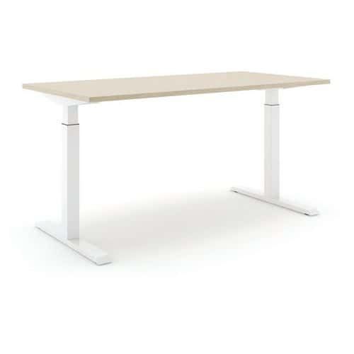 BUREAU RÉGLABLE STEELFORCE PRO 370 SLS 160CM - BLANC CHÊNE - ACTIFORCE