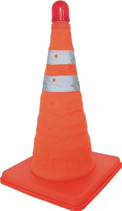Cône de signalisation pliable