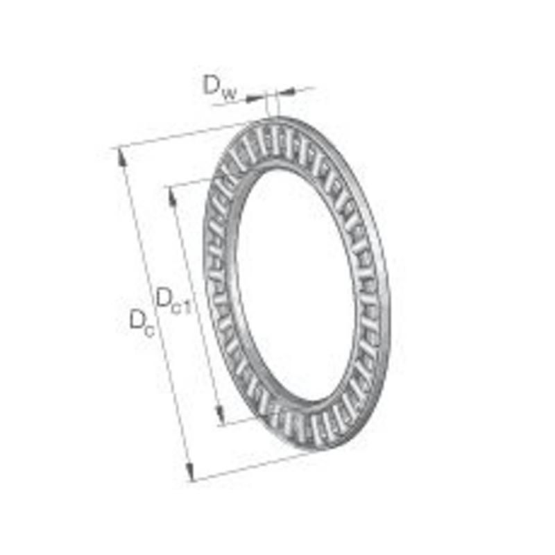 CAGE A AIGUILLES AXK 1226 A 0-10 INA