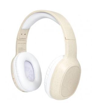 CASQUE BLUETOOTH RIFF EN PAILLE DE BLÉ AVEC MICROPHONE - BEIGE - ACCESSOIRES AUDIO ET VIDÉO PUBLICITAIRES