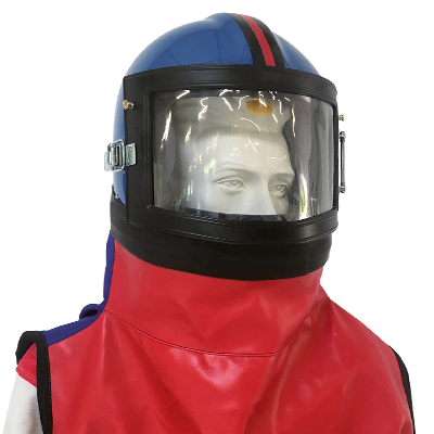 Casque de sablage et visière avec une haute résistance à l'abrasion - BALI F400_0