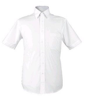 CHEMISE HOMME MANCHES COURTES BLANCHE T.37/38