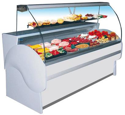Comptoir vitré réfrigéré sandwichs/boucherie/traiteur_0