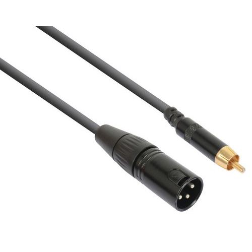 CORDON XLR MÂLE - RCA MÂLE