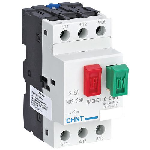 DISJONCTEUR MOTEUR MAGNÉTIQUE 2.5A - CHINT