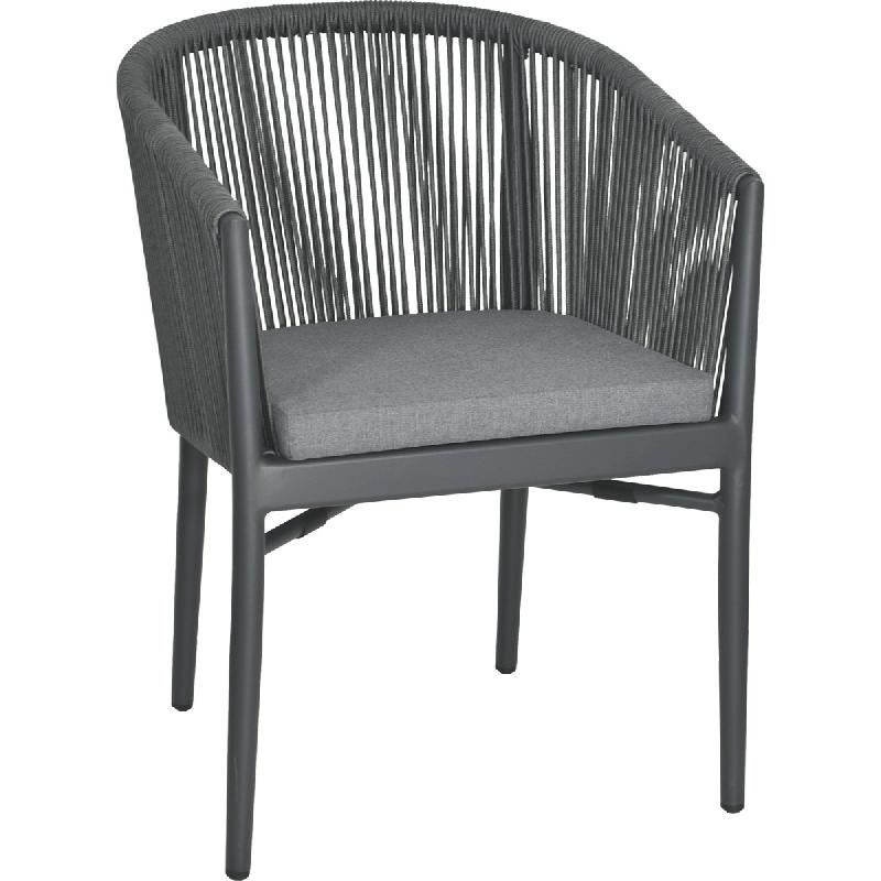 Fauteuil LAMBACH - Aluminium et Corde - Extérieur - Référence 15740022GRIGRI_0