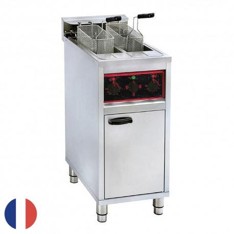 Friteuse électrique 10 litres - Double sur pied - Super puissante - Sofraca - 12000W - 2 bacs indépendants_0