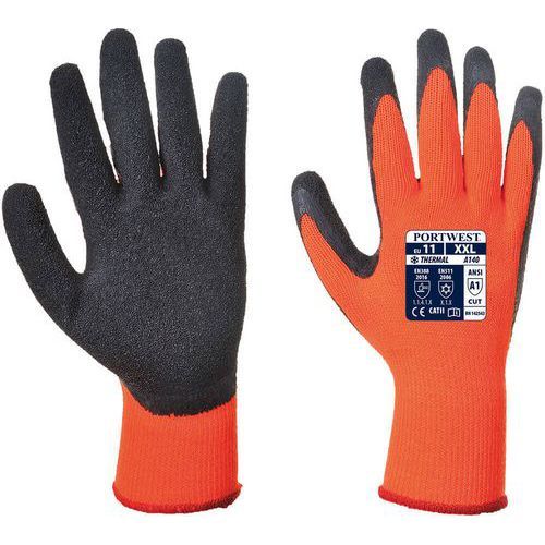 GANT DE PROTECTION FROID ENDUIT LATEX A140 ORANGE 10 - PORTWEST
