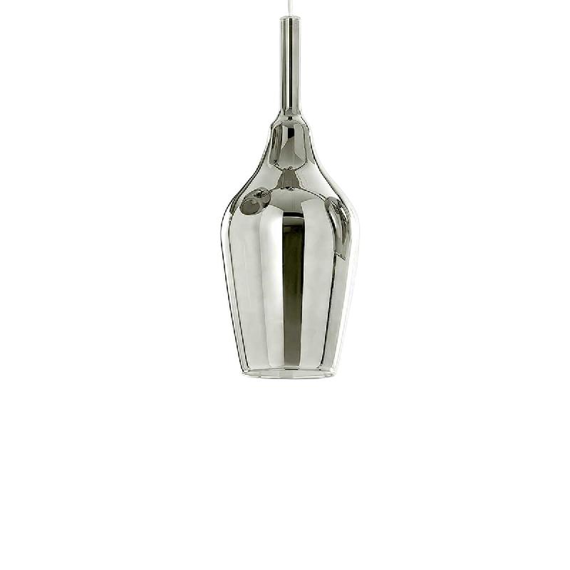 Gea Luce Ofelia S/12 Mini Suspension En Verre Borosilicate Chromé Miroir Avec Connexion G9 Et Câble De 3 Mètres Pour Intérieur - Gealuce - argent�_0