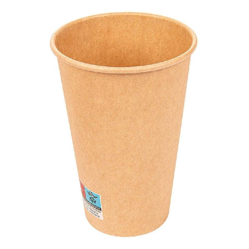Gobelets boissons chaudes en carton kraft 48cl Ø9/6x13,2cm par 1000_0
