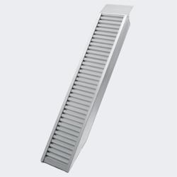 Helloshop26 - Rampe de chargement multi-usage pliante aluminium rail collision 161 cm jusqu'a 2025 kg gris 3416072 - 3002112339396_0