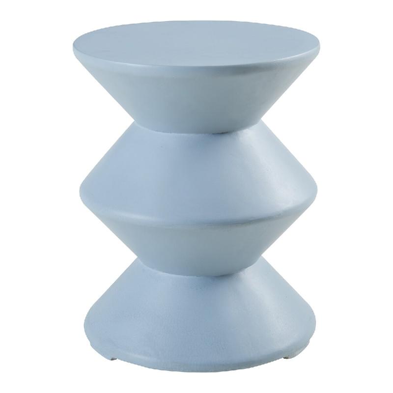 Helloshop26 - Table d'appoint 47 x 37 cm bleu clair 03_0010920 - bleu 3000225481421_0