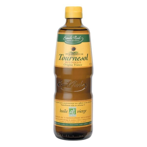 EMILE NOEL HUILE DE TOURNESOL BIO 50CL HUILES, CONDIMENTS