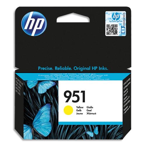 HP 951 - Cartouche d'encre jaune authentique (CN052AE) - Compatible HP OfficeJet Pro 251dw/276dw/8100/8600/8610/8620/8640_0