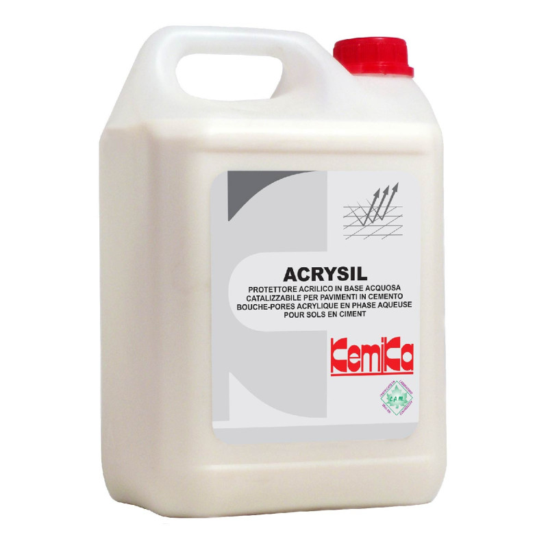 Kemika acrysil bouche-pores acryslique pour sols en ciment bidon de 5l_0
