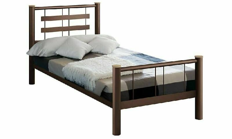 LIT MÉTAL ROXY FERPLAY  GRIS CLAIR 140X190 CM