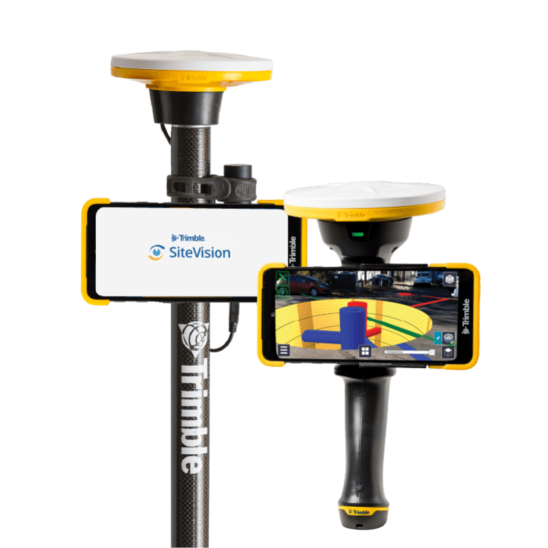 Logiciel de réalité augmentée pour la visualisation des projets de conception ou des éléments invisibles - Trimble SiteVision Pro_0