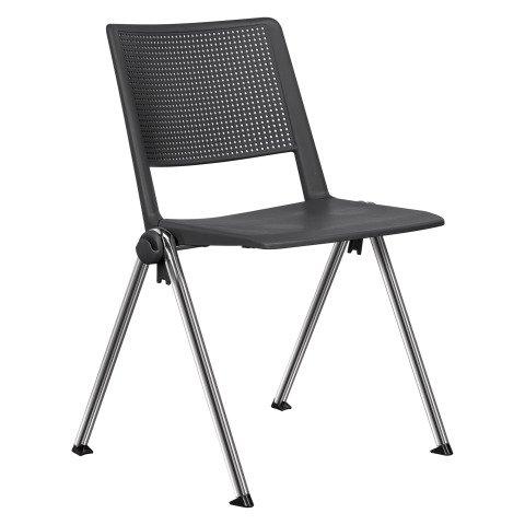 LOT DE 2 - CHAISE REBECCA - NOIR