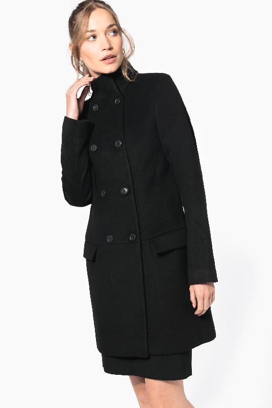 Manteau city femme - Kariban - Réf: K6141 - 360 g/m² - Idéal pour métiers d'accueil et de service_0