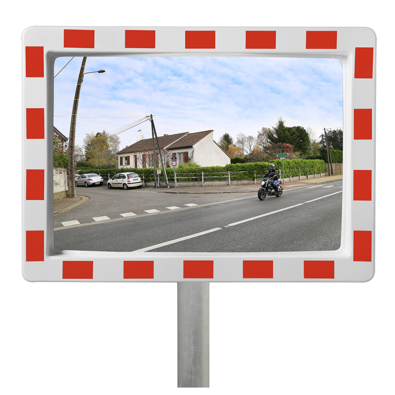Miroir pour l'industrie ou voies privées - Gamme Economique - 400 x 600 mm - Garantie 3 ans_0