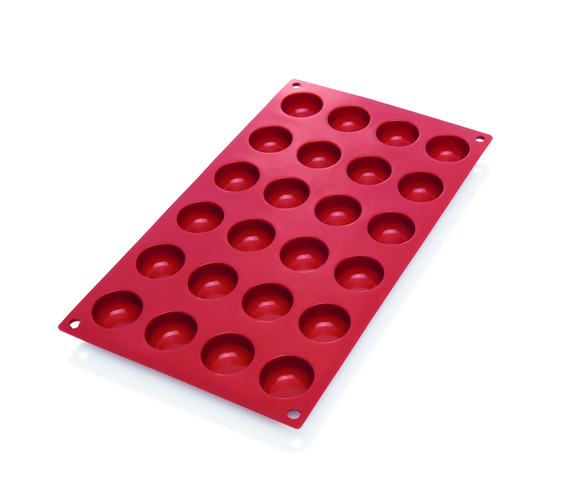 MOULE DE CUISSON EN SILICONE, TERRACOTTA, PETIT CAKE, 24 MOULES